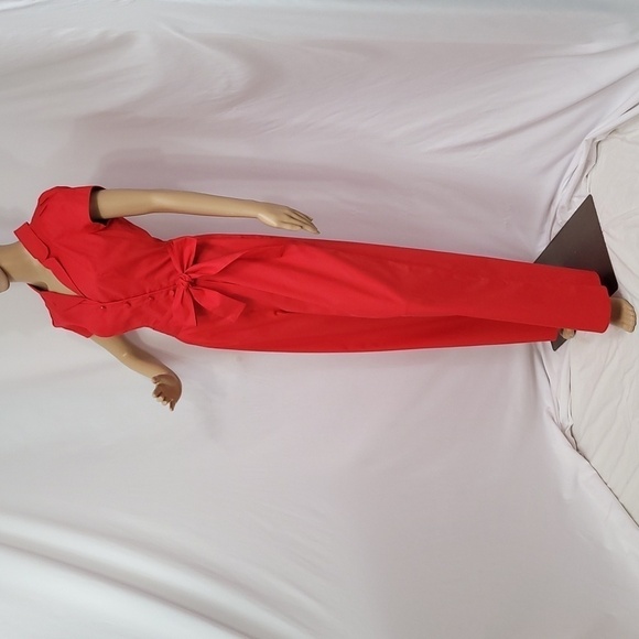 GAL Meets Glam Camille Red Jumpsuit - Picture 10 of 17